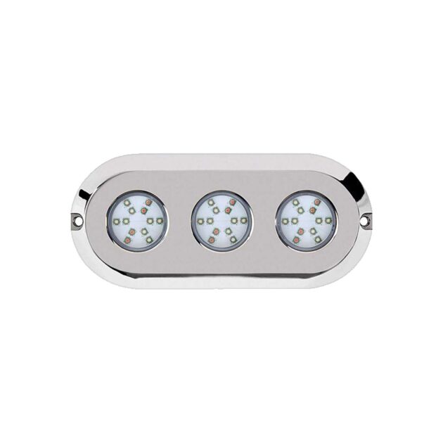 NEW - HydroBLAST3-POD Underwater 180-Watt LED Lighting System - Marine 316 Stainless Steel - RGB Multi-Color