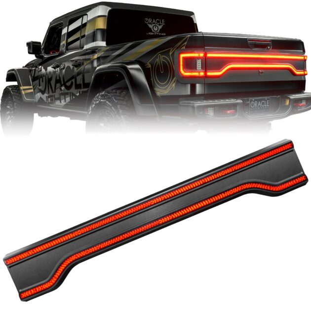 ORACLE Lighting Racetrack Flush Style LED Tailgate Panel Light for Jeep Gladiator JT - Tinted Lens