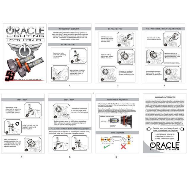 S5236-001 - Headlight Bulb Set