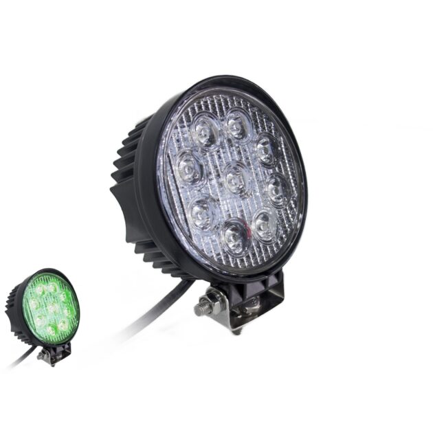 RS-27W-RXH - x-Hunter Series 4in Round LED Spot Light 27W (Green) (Each)