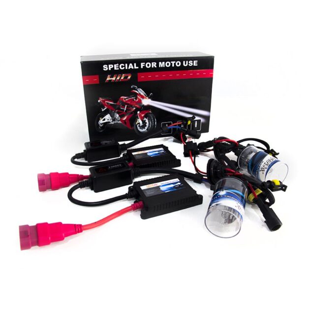 RS-H1-12K-2MOTO - H1 12K Single Beam Motorcycle Headlight Kit for Dual Headlights