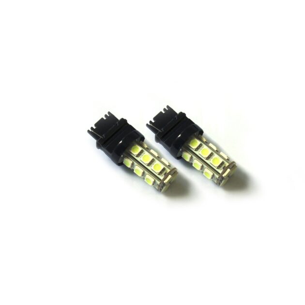 3156 5050 LED 18 Chip Bulbs (White) (Pair)