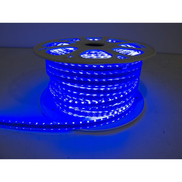 110V Atmosphere Waterproof 5050 LED Strip Lighting (Blue)