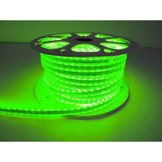 110V Atmosphere Waterproof 5050 LED Strip Lighting (Green)