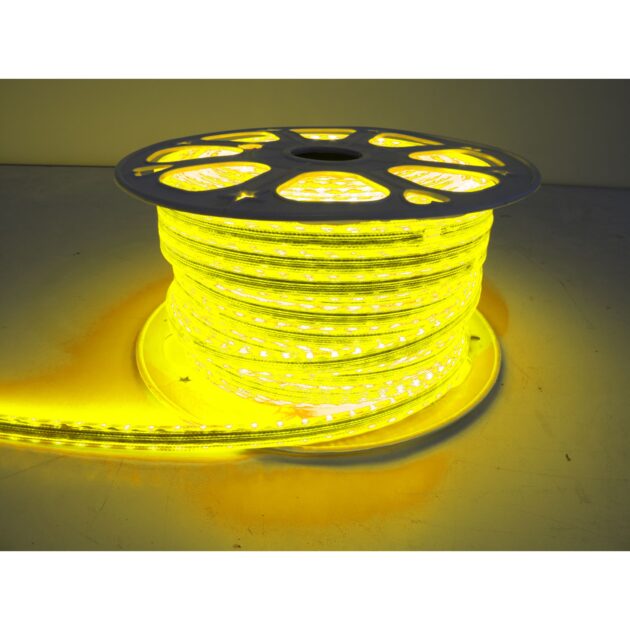 110V Atmosphere Waterproof 5050 LED Strip Lighting (Yellow)