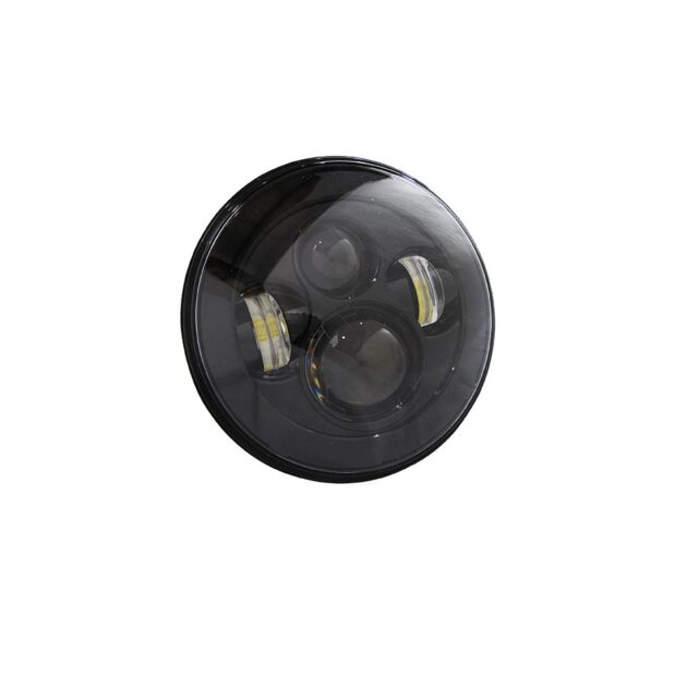 RS-7LEDHLP-5500K - (1) 7in LED Conversion Lens 4x10W - Plug-&-Play H4H/L (Black)