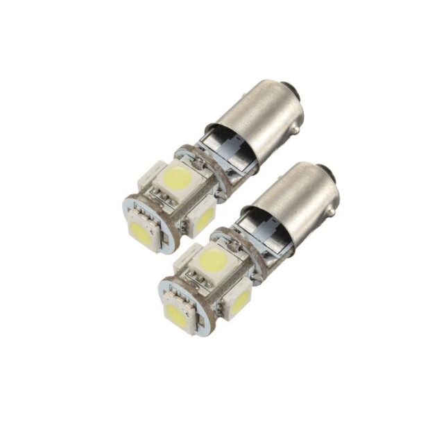 RS-BA9S-5050CAN-A - BA9S 5050 CANBUS LED Replacement Bulbs (Amber) (Pair)