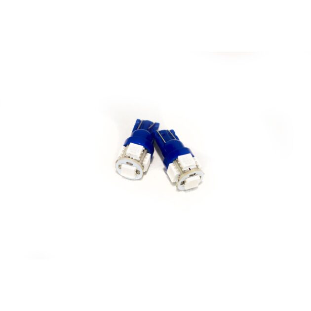 RS-T10-B-5050 - T10 5-Chip 5050 LED Replacement Bulbs (Blue) (Pair)