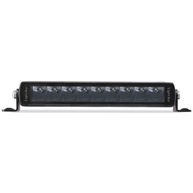 New 2024 Design with DRL - 10in RoadRunner SAE Compliant 45-watt LED Single Row Stealth Light Bar with MELT Temp Control System and screw-less frame construction