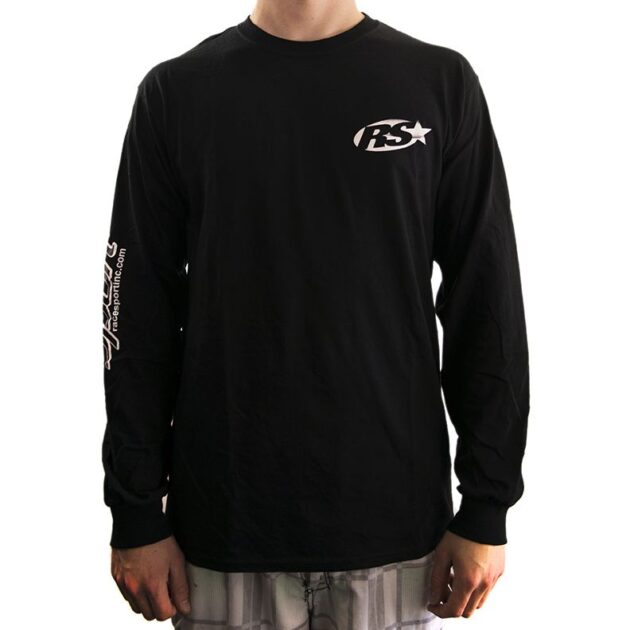 RS184BXXL - Men's Race Sport Lighting Long Sleeve (Black) (2XL)