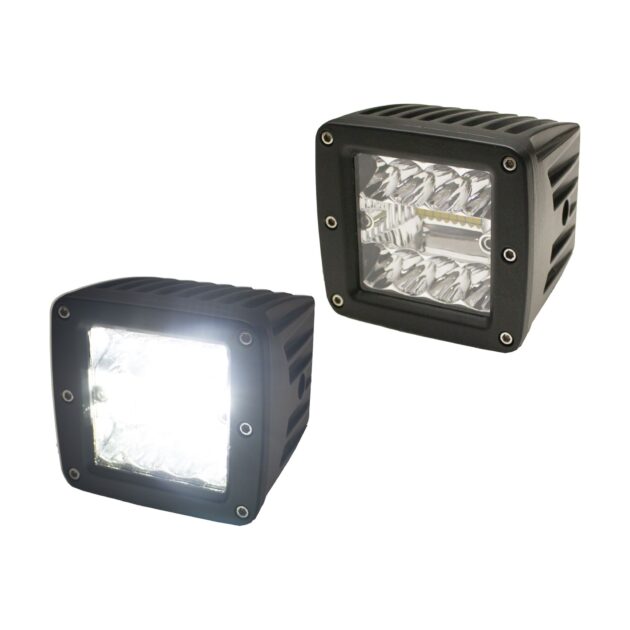 ECO-LIGHT LED High Power CUBE Style Auxiliary Light Kit (Sold as Pairs)