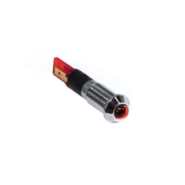 RS8MMR - 8mm Flush Mount LED Indicator Light (Red)