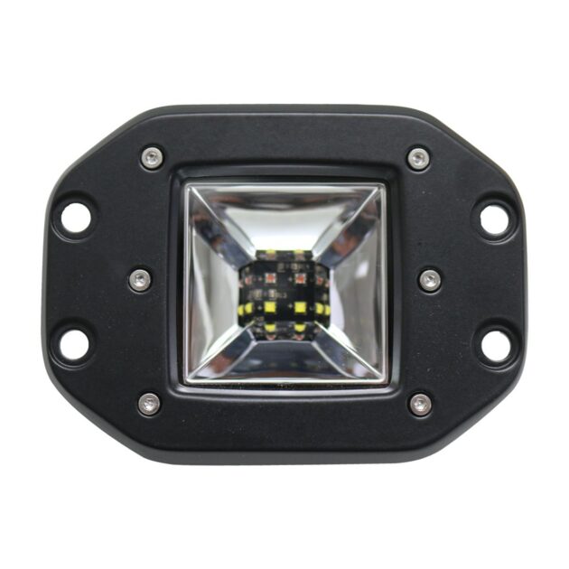 Race Sport? Lighting 2-Function LED Flush Mount style Forward light - White/Amber - White Hi-Power Fog / Amber Turn Signal