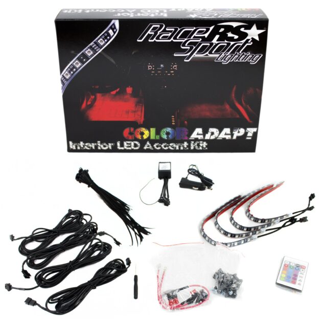 ColorADAPT Adaptive RGB LED Flexible Interior Kit with Key Card RGB Remote