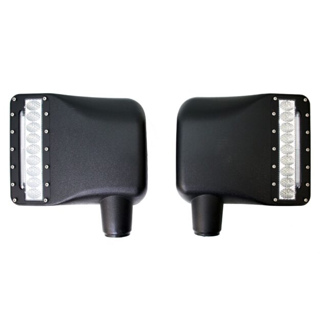 07-15 Jeep Wrangler Side Mirror LED Auxiliary Lamp & Turn Light (Pair)