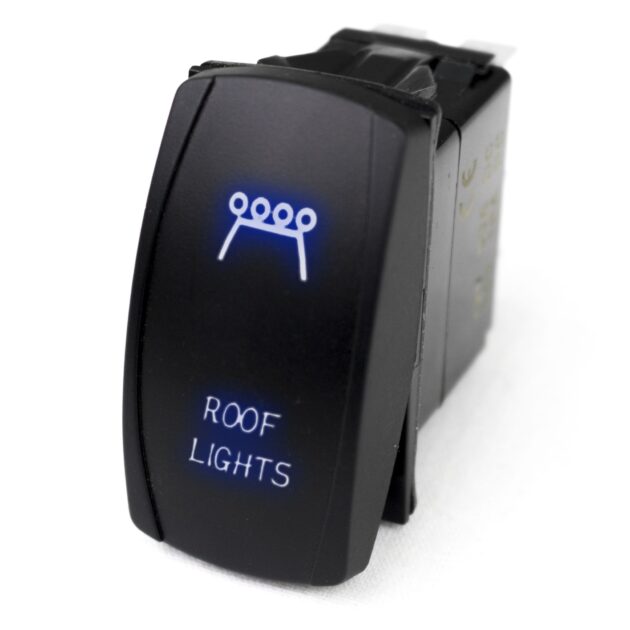 LED Rocker Switch w/ Blue LED Radiance (Roof Lights)