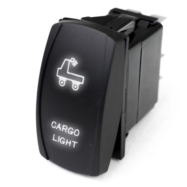 LED Rocker Switch w/ White LED Radiance (Cargo Light)