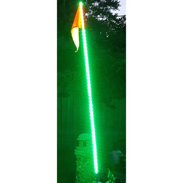 5ft LED ATV/Jeep Whip - Flag Pole - 5050 SMD LED (Green)