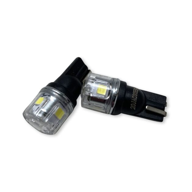 T10 194 OEM size LED Replacement Bulbs with New 3030 diode technology and corrosion proof cover - AMBER LED PNP Series