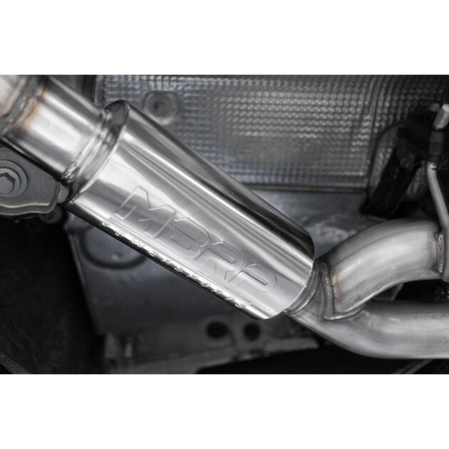 MBRP Exhaust 2.5" Resonator Back, Dual Split Rear,with Quad Carbon Fiber Tips T304