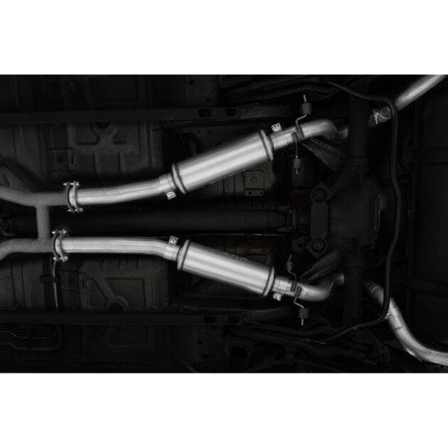 MBRP Exhaust 2.5in. Cat Back; Dual Split Rear;  3.5in. Black tips; AL