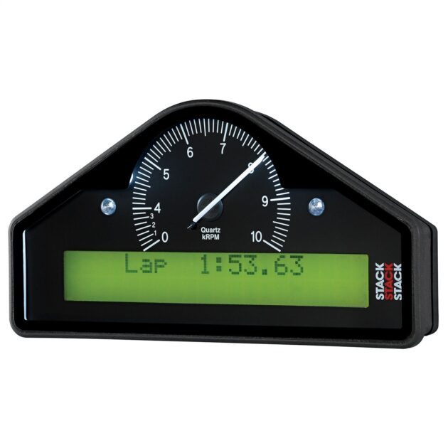 RACE DISPLAY, PRE-CONFIGURED, BLACK, 0-4-10K RPM (PSI, DEG. F, MPH)