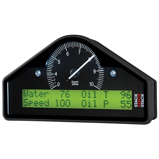 ACTION REPLAY DASH, WHT, 0-6-13K RPM (BAR, DEG. C, KM/H)