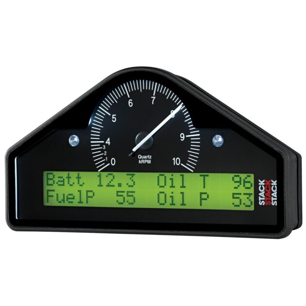 ACTION REPLAY DASH, WHT, 0-6-13K RPM (BAR, DEG. C, KM/H)