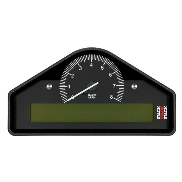 STREET DASH, BLK, 0-8K RPM (PSI, DEG. C, MPH)