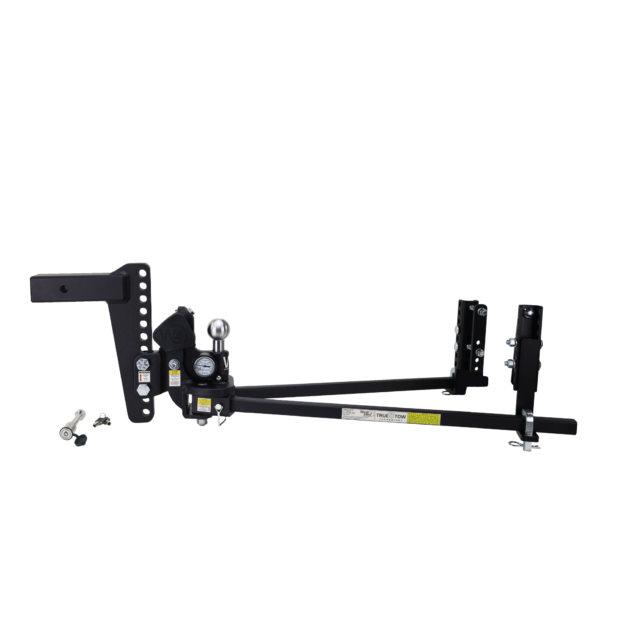 TrueTow Middle Weight Weight Distribution 10" Drop, 2.5" Receiver 8.5K GTWR w/ Keyed alike Hitch Pin