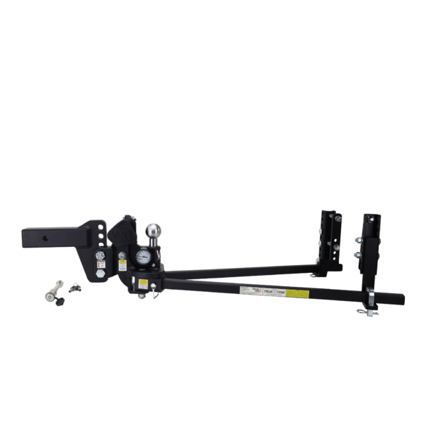 TrueTow Middle Weight Weight Distribution 4" Drop, 2.5" Receiver 12.5K GTWR w/ Keyed alike Hitch Pin