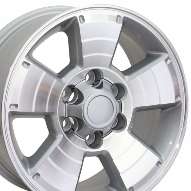 17" Replica Wheel TY09 Fits Toyota 4Runner Rim 17x7.5 Silver Wheel