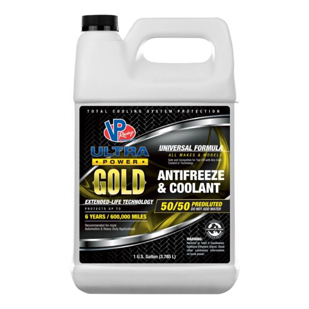 Ultra Power Gold Antifreeze & Coolant 50/50 6/Gallon Case