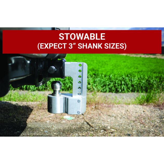 Weigh Safe Cerakoted 4" Drop Hitch with 2" Shank w/ Keyed Alike WS05