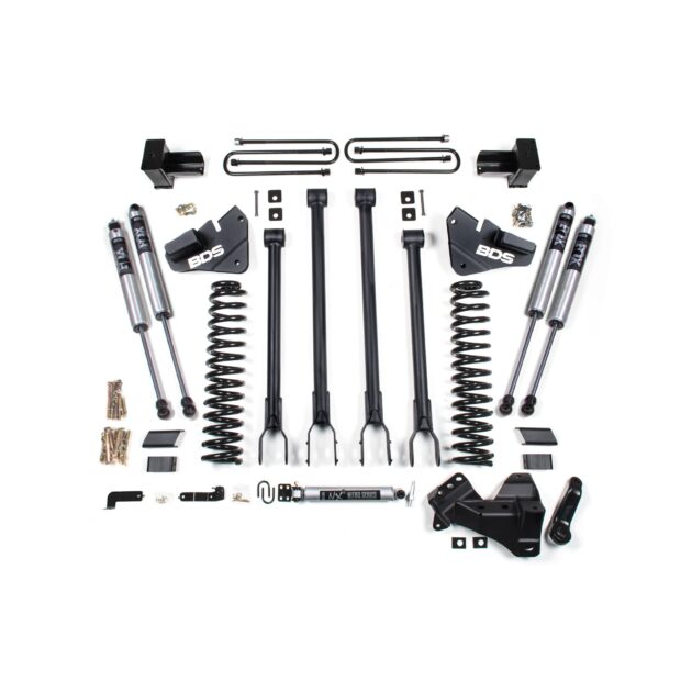 4 Inch Lift Kit w/ 4-Link - Ford F350 Super Duty DRW (20-22) 4WD - Diesel