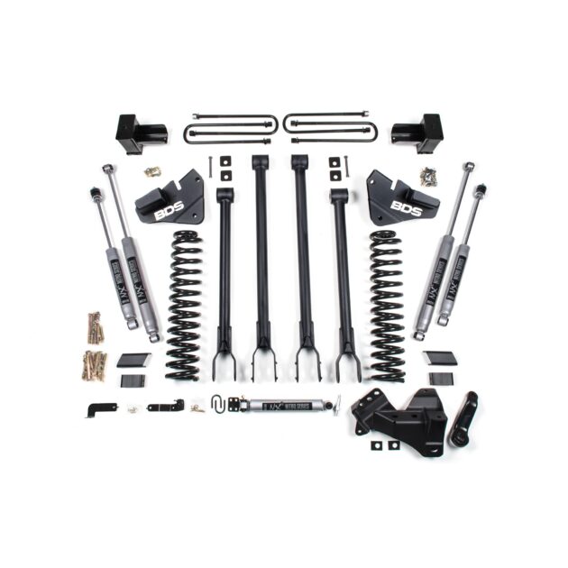 4 Inch Lift Kit - 4-Link Conversion - Ford F250/F350 Super Duty (17-19) 4WD - Diesel