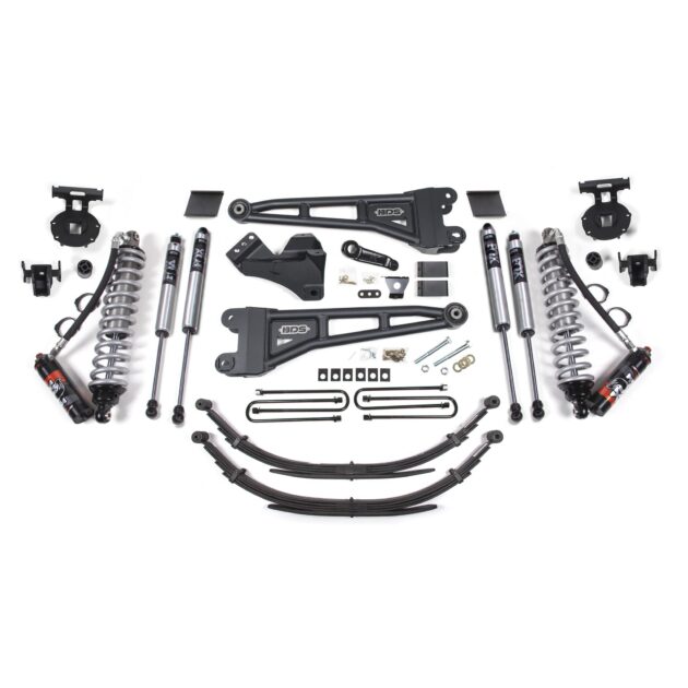 6 Inch Lift Kit w/ Radius Arm - FOX 2.5 Performance Elite Coil-Over Conversion - Ford F250/F350 Super Duty (11-16) 4WD - Diesel