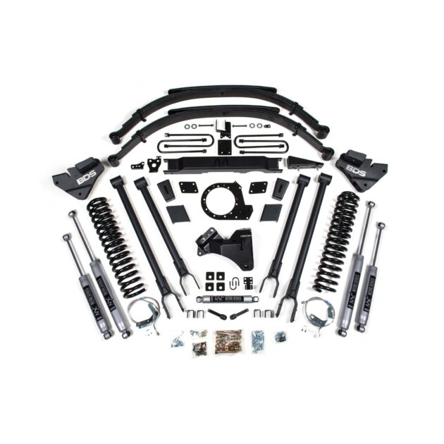 9 Inch Lift Kit w/ 4-Link - Ford F250/F350 Super Duty (20-22) 4WD - Gas