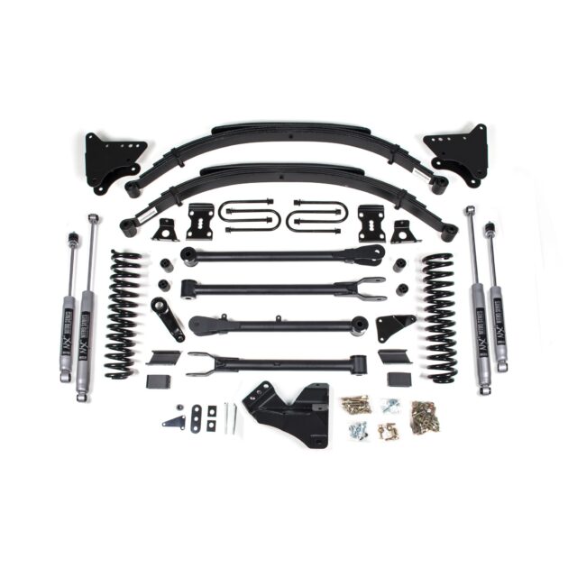 4 Inch Lift Kit w/ 4-Link - Ford F250/F350 Super Duty (05-07) 4WD - Diesel