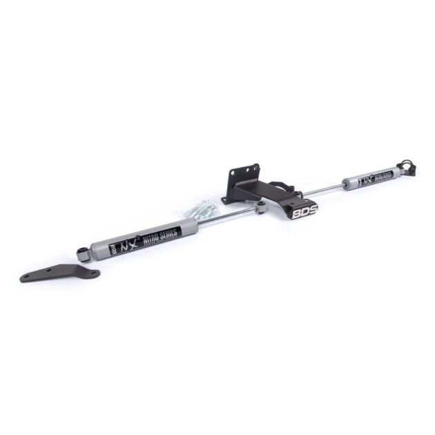 Dual Steering Stabilizer Kit w/ NX2 Shocks - T-Style Steering - Ram 2500 (19-24) and 3500 (19-24) 4WD