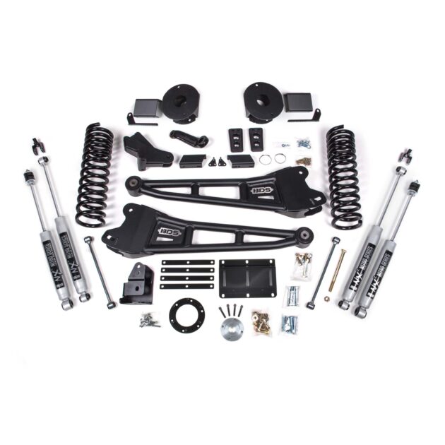 5.5 Inch Lift Kit w/ Radius Arm - Ram 2500 w/ Rear Air Ride (14-18) 4WD - Gas