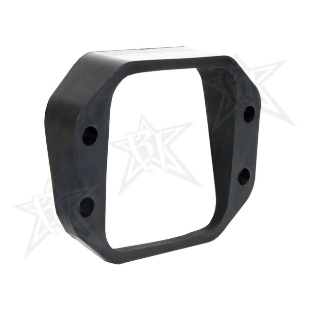 RIGID D-Series 15 Degree Up or Down Angled Flush Mount Gasket, Black