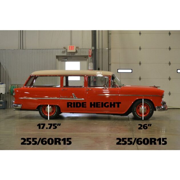 StreetGrip system for 1955-1957 Bel Air "Wagon" with big block.