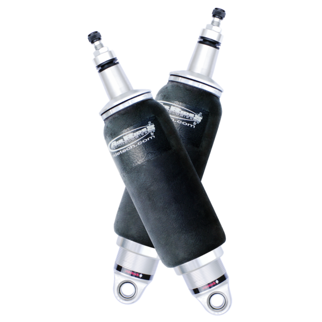 Rear HQ Shockwaves, 8000 Series with 5.2" stroke and 2" stud.