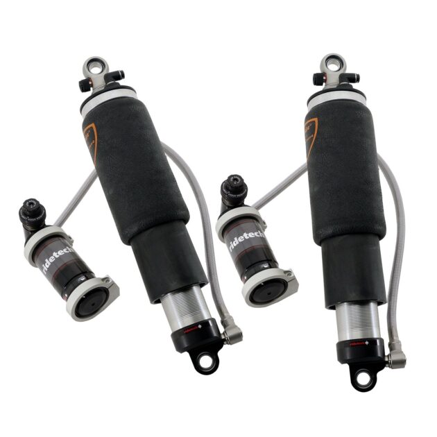 Rear TQ Shockwaves, 7000 Series with 5.2" stroke and 1.7" eye.