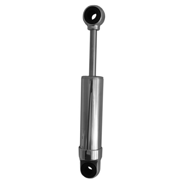 Polished Hot Rod Shock, 3.3" stroke with exposed shaft, universal.