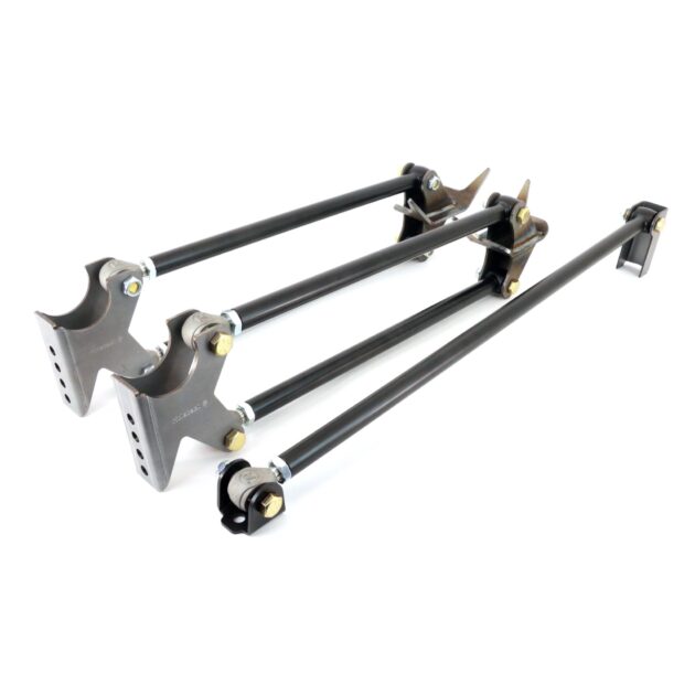 Parallel Four Link , Universal Weld-in with black powder coated bars.